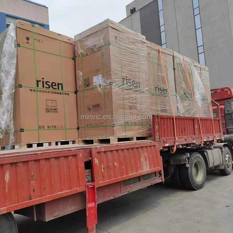 Risen HJT Solar Panel 585w Solar Panel European Stock Frame Connector Power Lighting HJT Solar PV Module