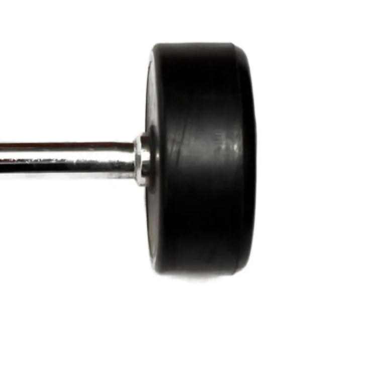 Home Gym Fixed Barbell Set Urethane CPU and TPU Straight Curl Commercial Barbells