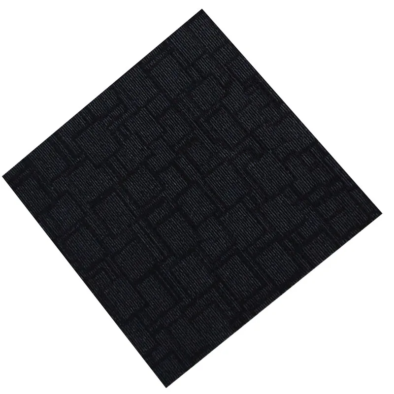 China factory polypropylene carpet floor office tiles carpets and rugs for sale  50x50cm