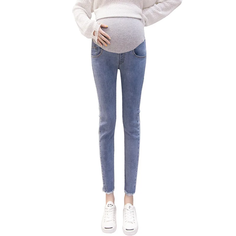 
Visualize 2021 high quality Denim pants for pregnant Hot Selling Wholesale Pregnant Women Legging Comfortable Long Casual pants 