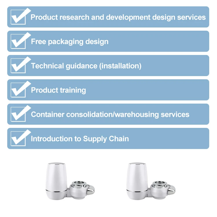 [H2-L] New arrival faucet mounted purifier water filter