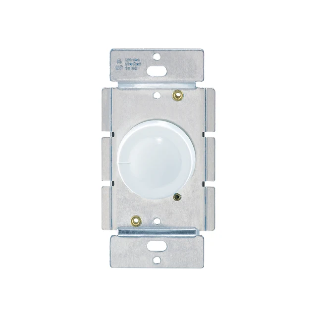 UL CUL 120V 600W Push on/off rotary silicon controlled light dimmer switch with indicator