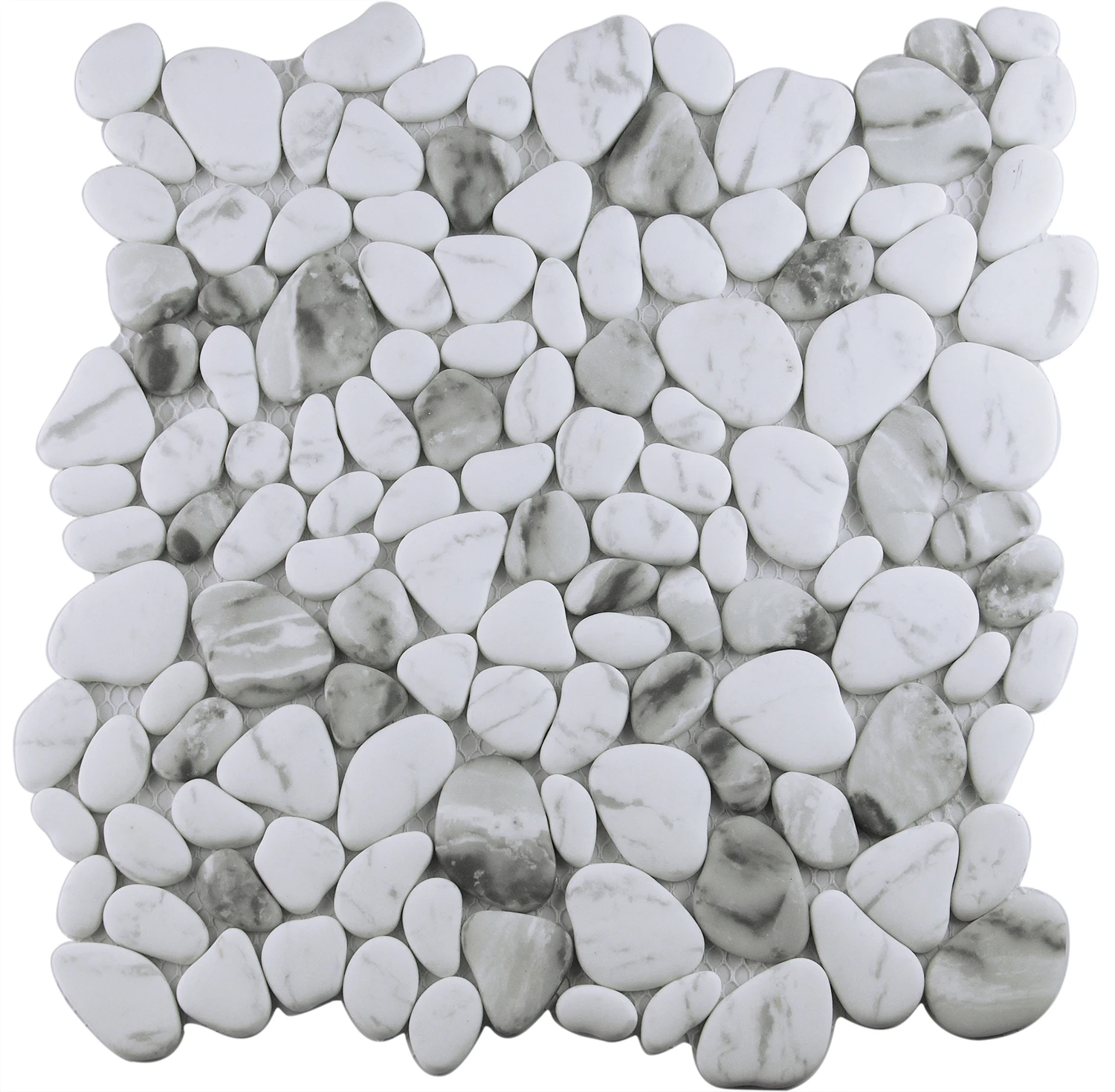Hot Sale Factory Price Decoration Glass Pebble Mosaic Tile