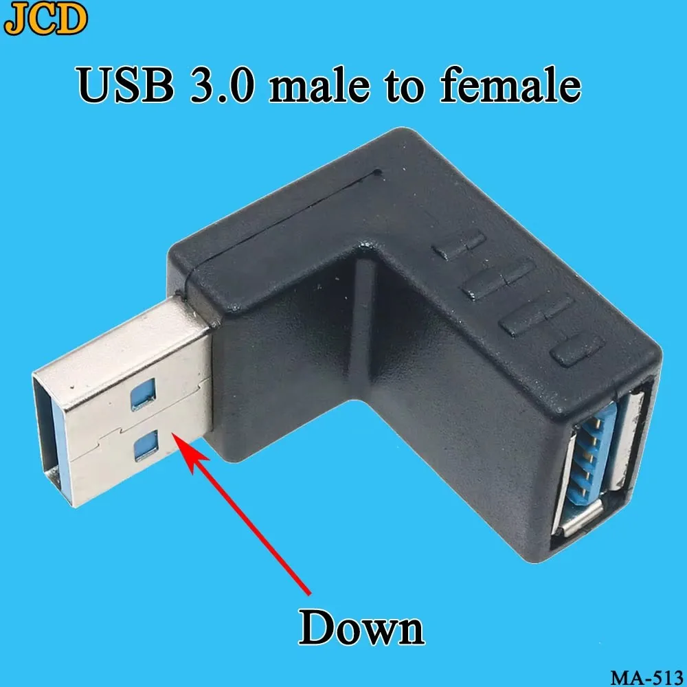 USB-3 0 Удлинительный кабель «Папа-женщина» 90 градусов под прямым углом адаптер штекер заводская цена