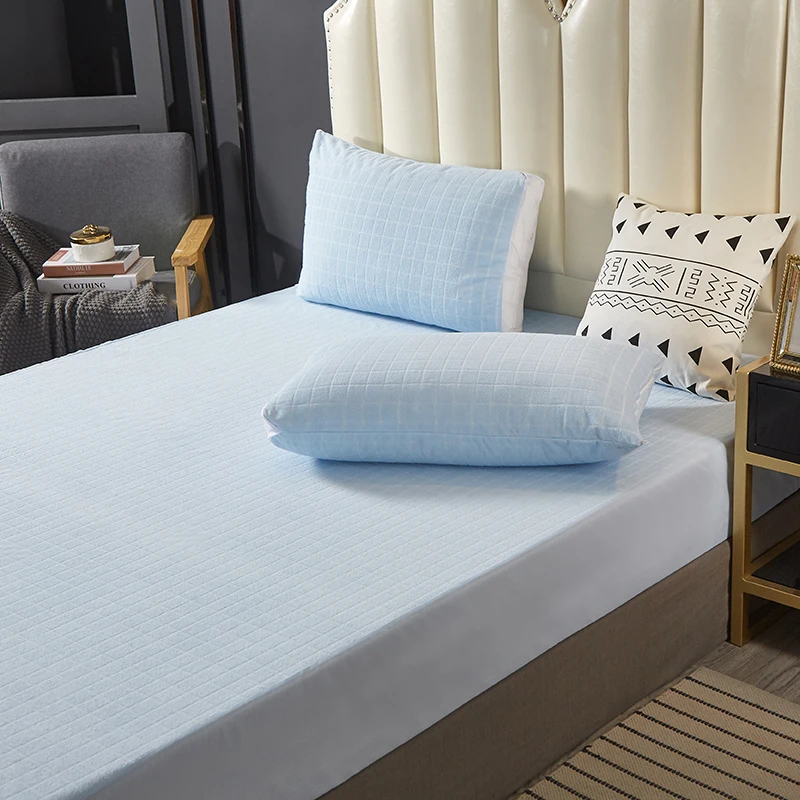Waterproof Terry Mattress Cover Anti Dust Mite Anti Mattress Protector