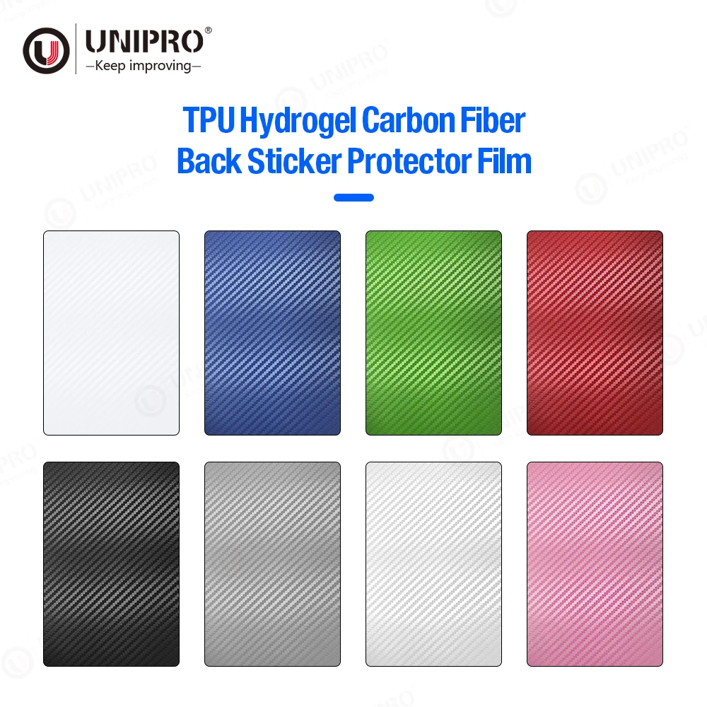 TPU Hydrogel Carbon Fiber Back Sticker Protector Film Raw Material For Cutting Machine