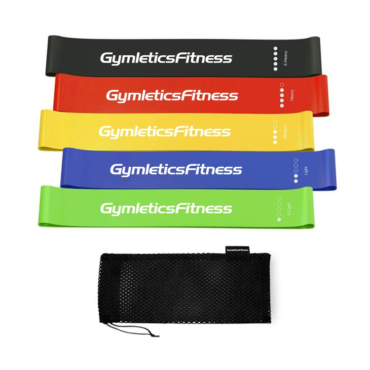 Латексная эластичная лента для занятий спортом с логотипом на заказ