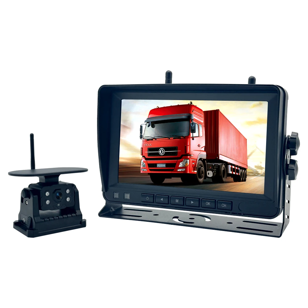 AHD signal 1080P wireless camera is suitable for night vision tachograph driving reversing recorder effective distance of 100m