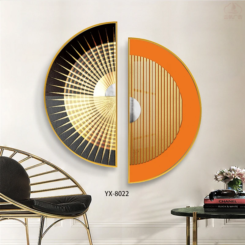 Modern Abstract Party wall decorations Painting Decorative Canvas Crystal Porcelain Wall Art Painting