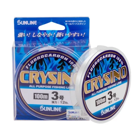 High Quality  Sunline Crysino 100m All Purpose Japan Monofilament Super Strong Fishing Fluorocarbon Line