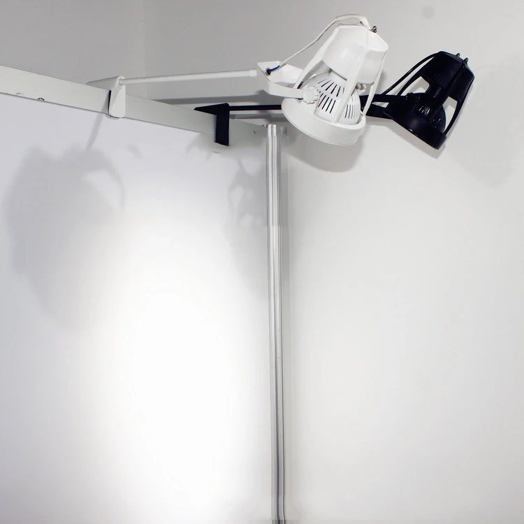 AC110V 220V 35W 40W Exhibition spot lamp long arm clamp LED booth light telescopic pole spotlight