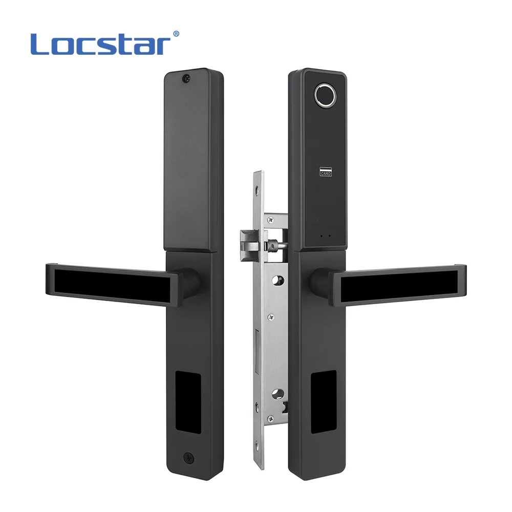 Locstar Amazon Intelligent Fingerprint Door Locks With TTlock Electric Sliding Glass Wifi Smart Lock