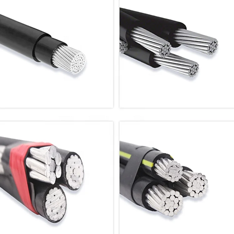 Ali-Cable Aluminum Aerial Bundle Cable Stranded XLPE PVE PE Rubber Heat-resisting Conductor Cables