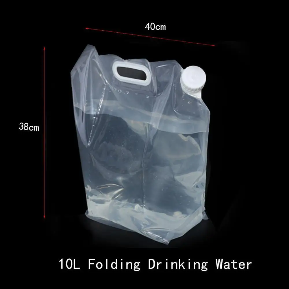 Portable Outdoor Foldable Drinking Camp Cooking Picnic BBQ Container Bag Carrier Car 10L Water Tank