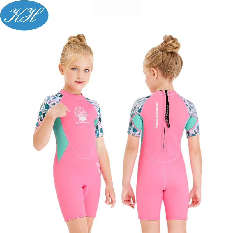 New Arrival 2020 Children  Customized  Beach Cartoon Swimsuit Girls Kids Swimwear