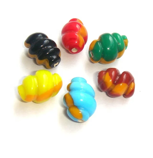 Glass Beads Multi color bead for jewelry making decoration bracelet loose beads.