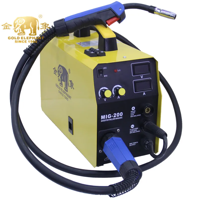 MIG 200 mig сварочный аппарат 200a инвертор MIG200 amp Инвертор из нержавеющей стали mig сварочный аппарат