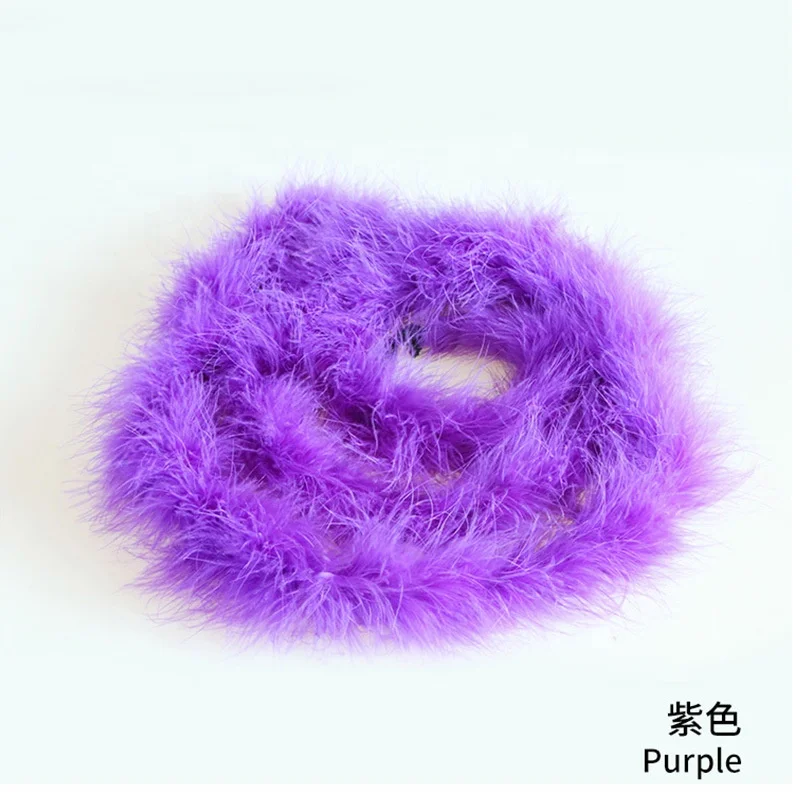 Wholesale colorful decorative turkey feather boa