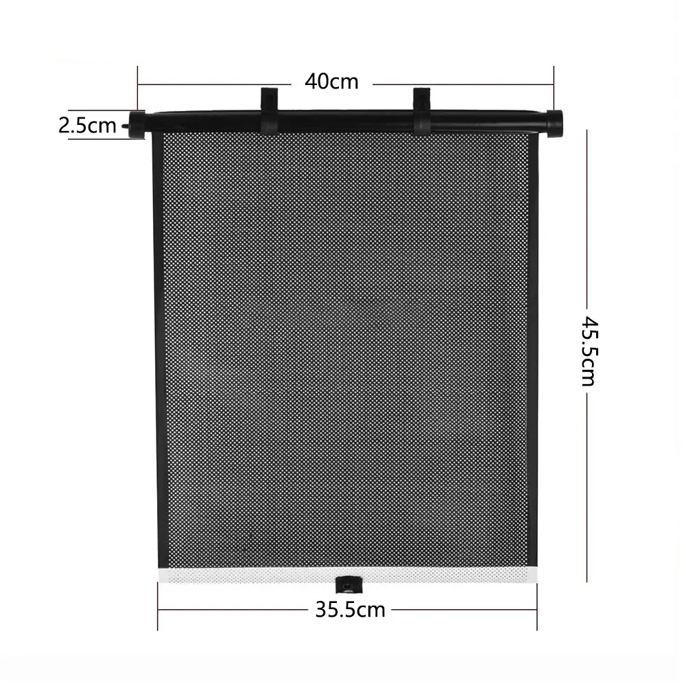 Sunnuo Custom Car Roller Sunshade Front Rear Side Window Shades Foldable Lift Mesh Material Sun Protection Feature