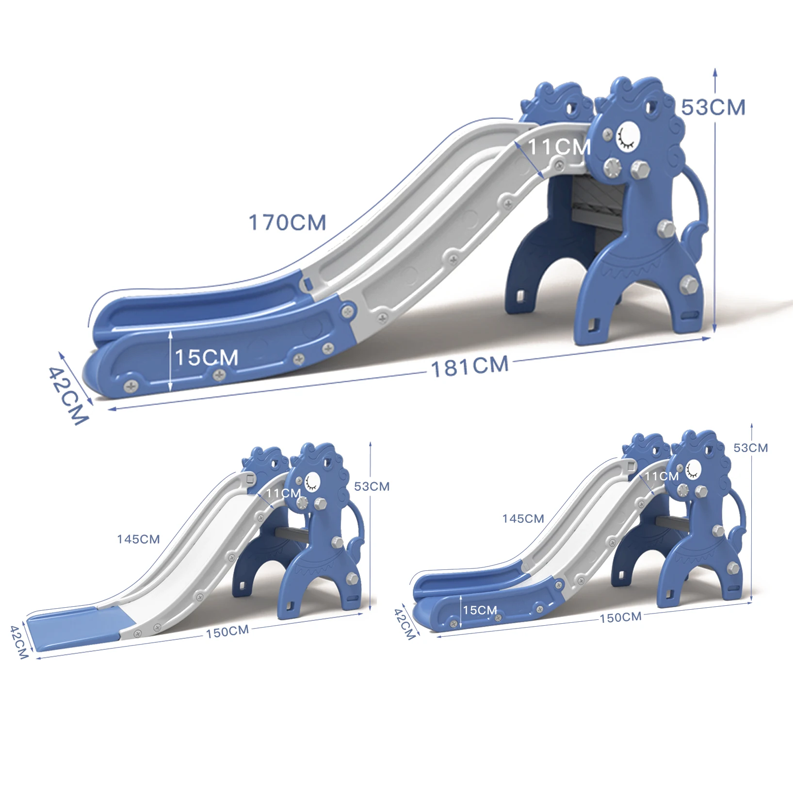 Feelkids Professional Manufacturer Slide Kids Plastic Indoor Home Children Mini Baby Outdoor Playground For Child