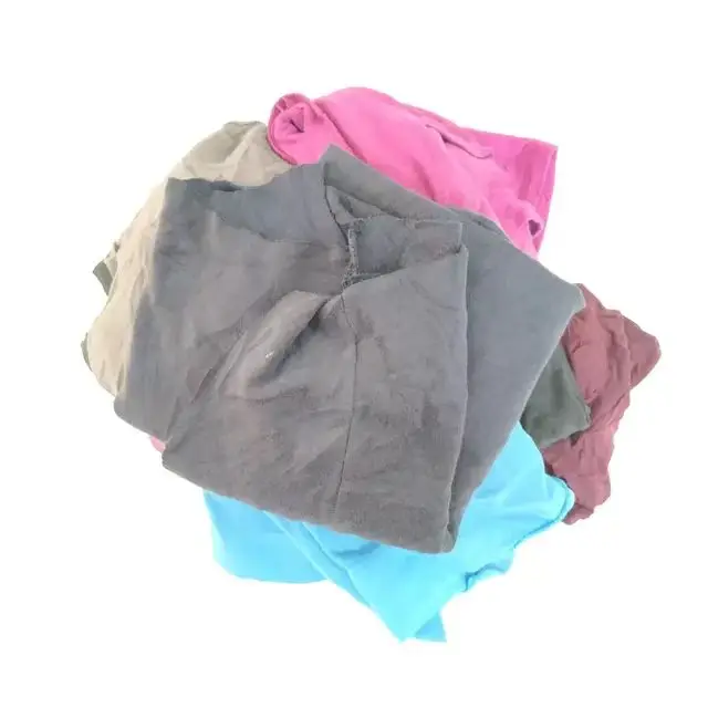 Mixed Color T-shirt Rag With Good Oil Absorption