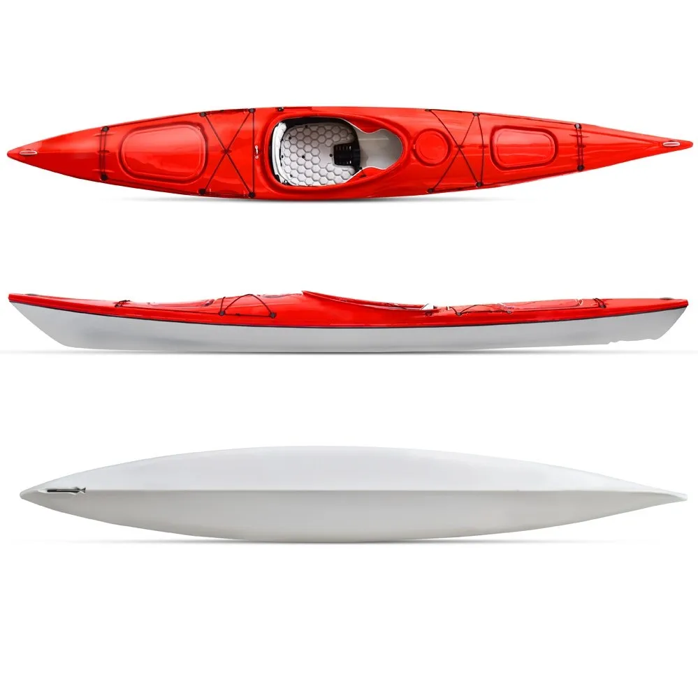 OEM/ODM Durable Kayak Wholesale Sea Canoe Custom Fishing Sit in Kayak Cheap Kayak