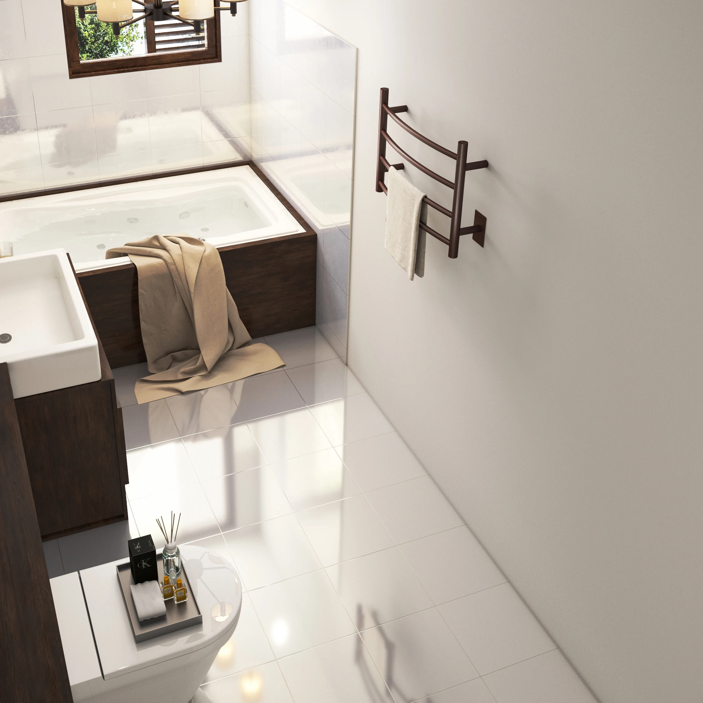 
SHARNDY new design stainless steel heated towel rail towel ladder towel warmer rail from manufacturer 