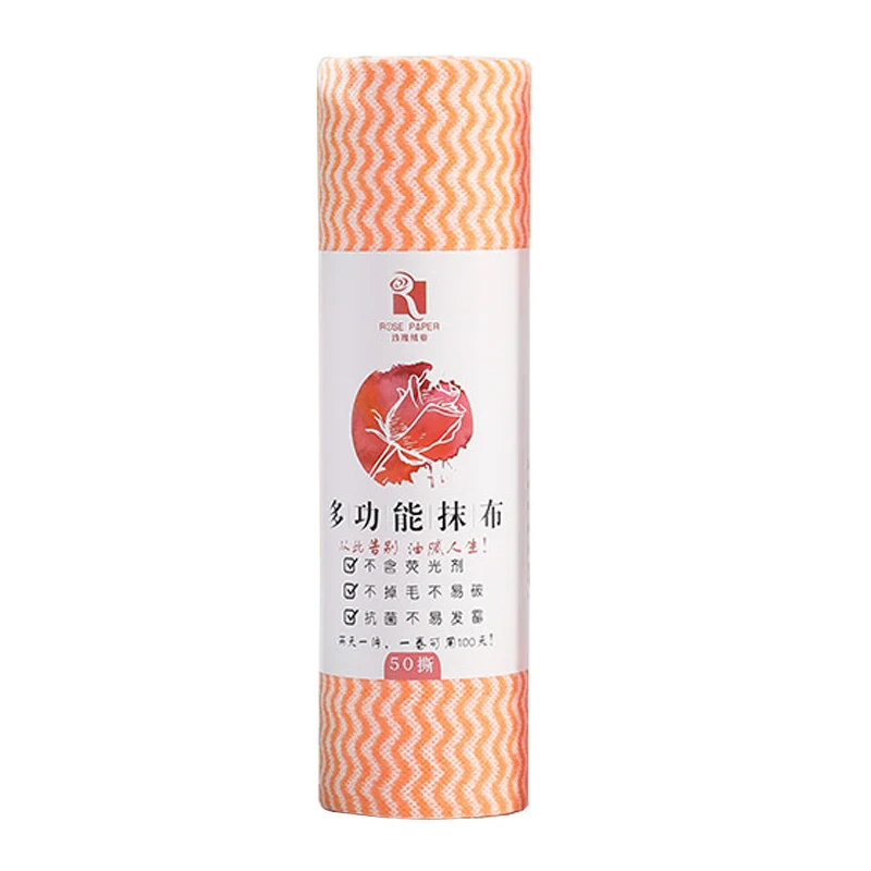 2021 Wholesale Household Cleaning Products Disposable Nonwoven Kitchen Roll Rag Dishcloth Duster Dish Towel Wipe Cleaning Cloth