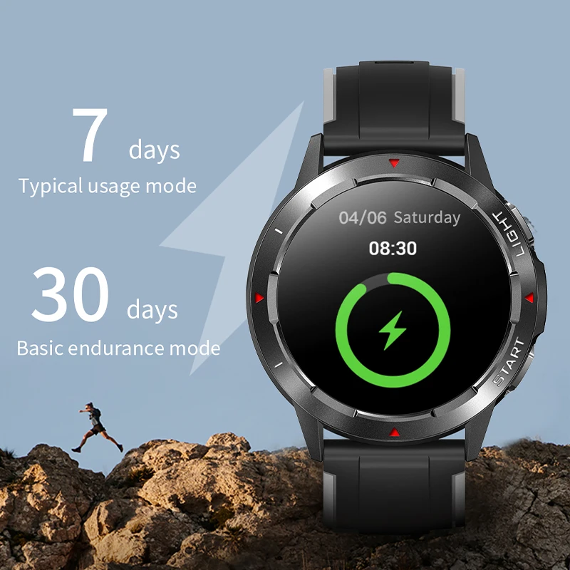 2022 New Arrive High Quality Outdoor Sport Full Round Screen Dream Sport Smart Watch With CE ROHS GPS And Heart Rate