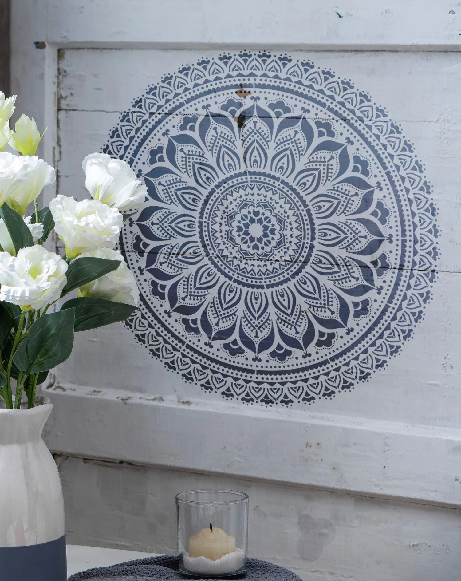 Large Plastic Mandala Stencil Template Stencils for Home Decor Wall Painting