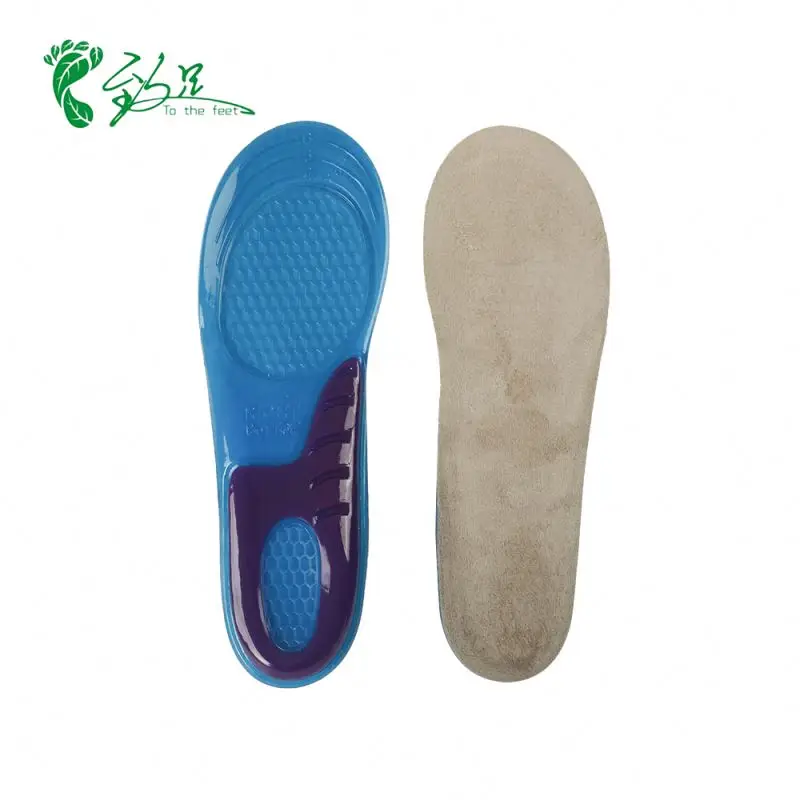 Wholesale Heat Moldable Shoe Orthotic Gel  Insoles  Plantar Fasciitis Arch Support