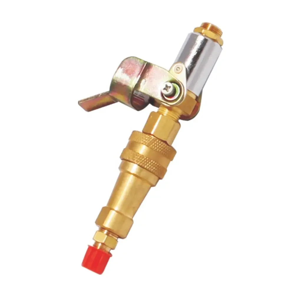 Pipe fittings Brass Air Adjustable Quick Coupler For Refrigeration brass refrigeration coupler connector for air conditioner