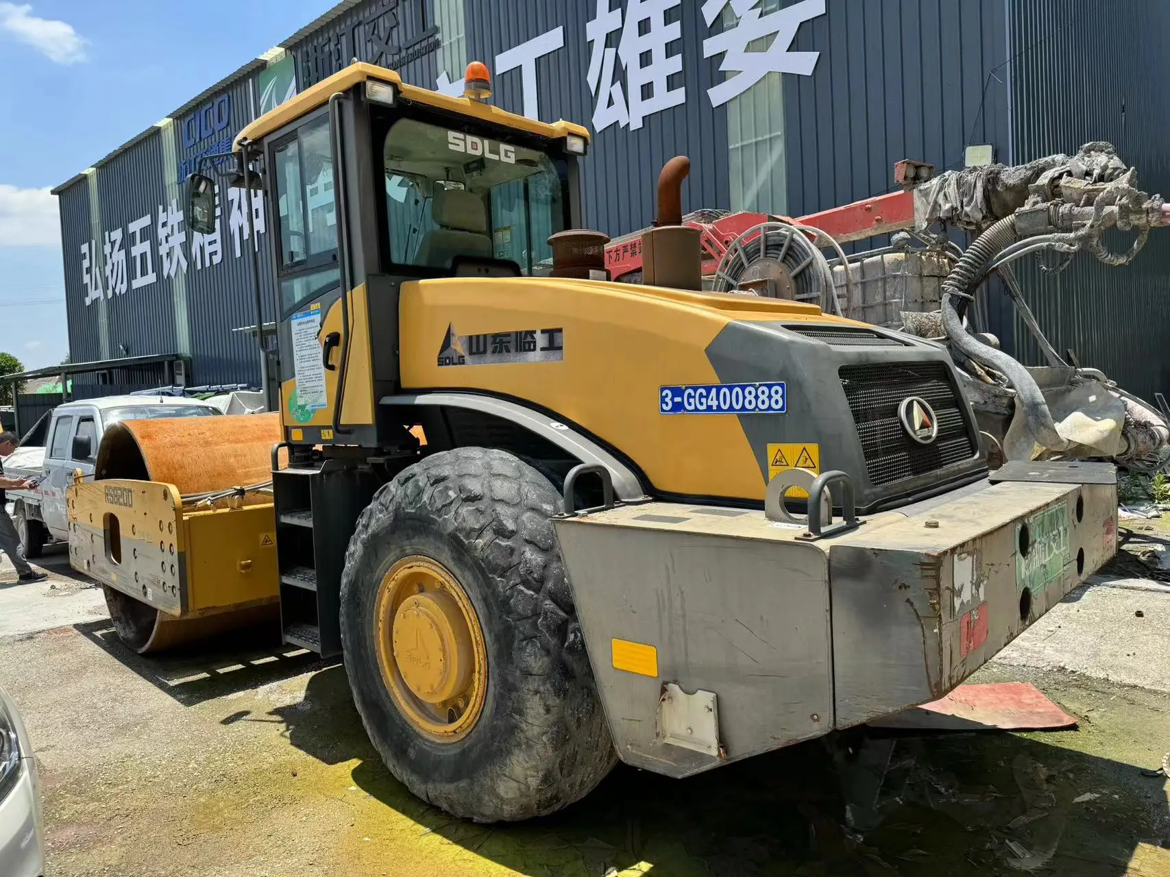 SDLG RS8200 20t механический однобарабанный Вибрационный дорожный каток распродажа популярный продукт