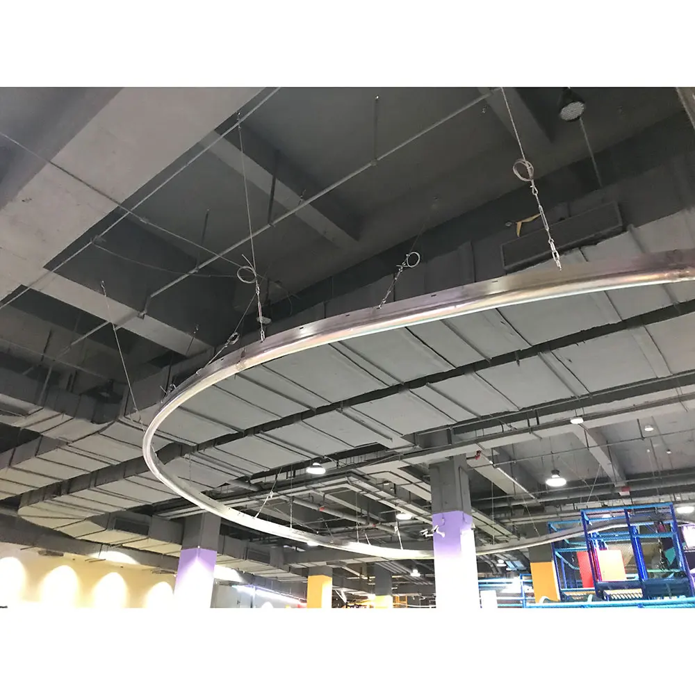 Pokiddo Exciting High-Altitude Skis Indoor Playground for All Ages Commercial Use Park Indoor Amusement Cableway Gliding Games