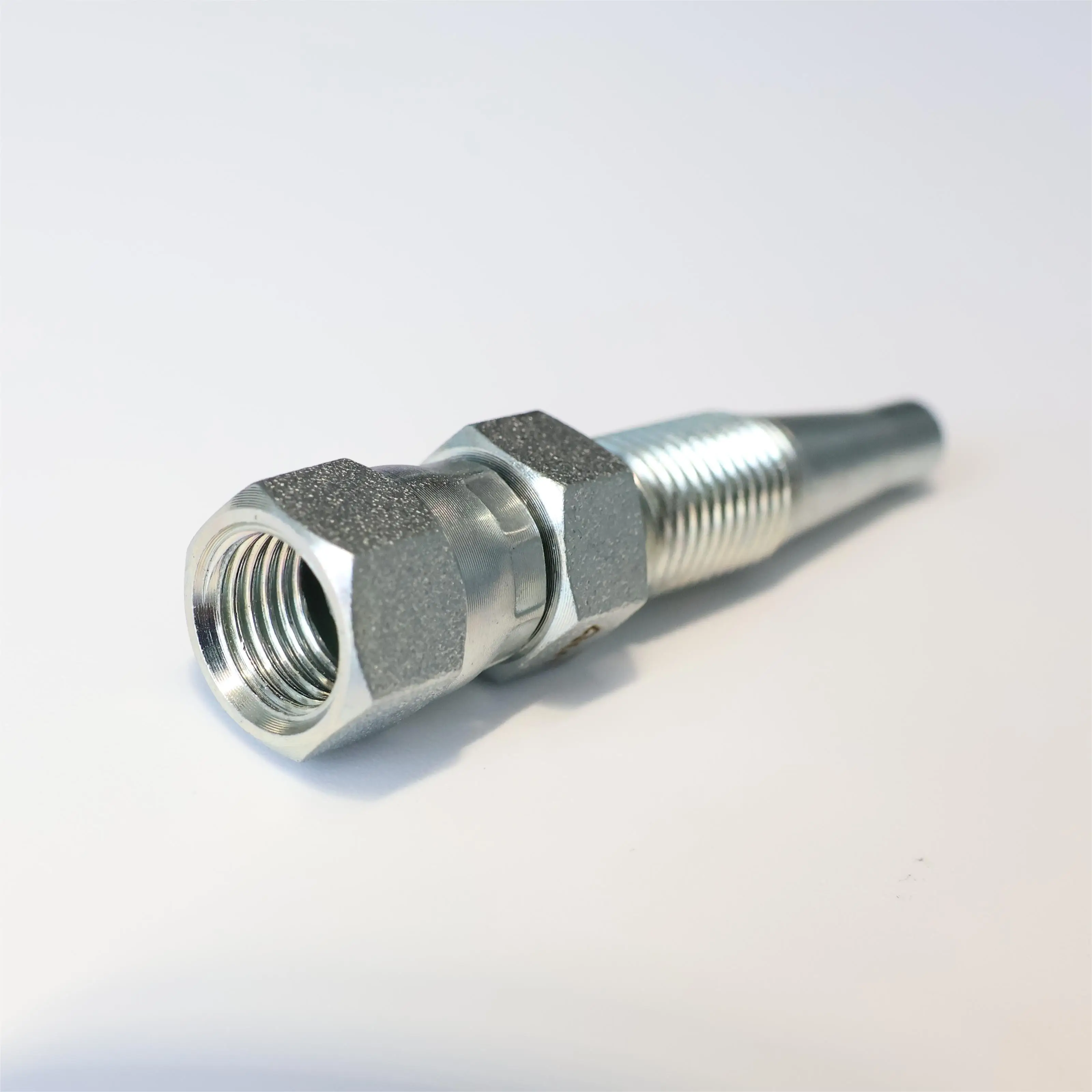 Adaptor Adapter Thread nut pipe Reusable Hydraulic Hose Fitting high pressure Male Female JIC Swivel Straight Ferrule SAE R1/R2