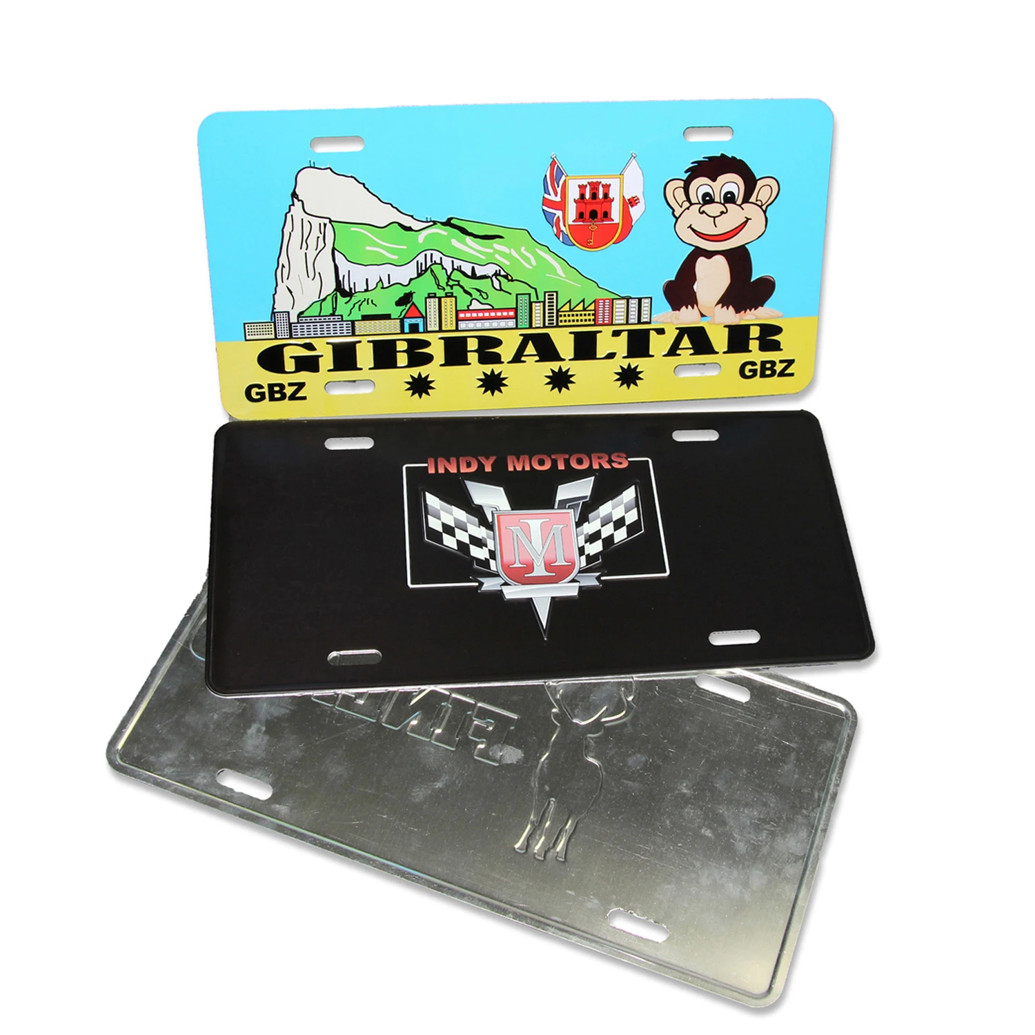 Wholesale European Metal Sign Sublimation License Plate