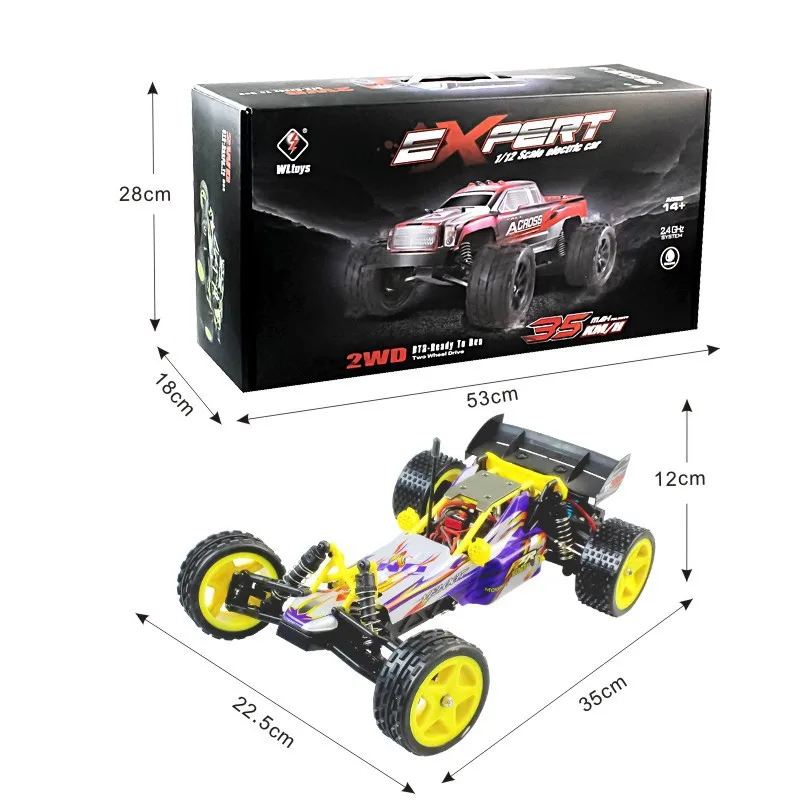 NEWEST WLTOYS L959-A RC Car 2.4G Remote Control Cross Country Drift High Speed Reinforced Concrete Electric Drift Racing Vehicle