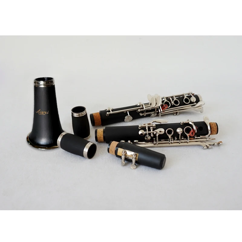 Woodwind Instruments Musical Clarinet Support OEM 17 Keys Nickel Plated Bakelite Bb Tone Tenor Clarinet
