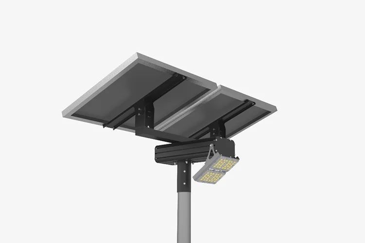 Factory Direct Aluminum Smart Integration Solar Street Light Led Waterproof IP66 With Outdoor CCTV Camera 5 Years Warranty