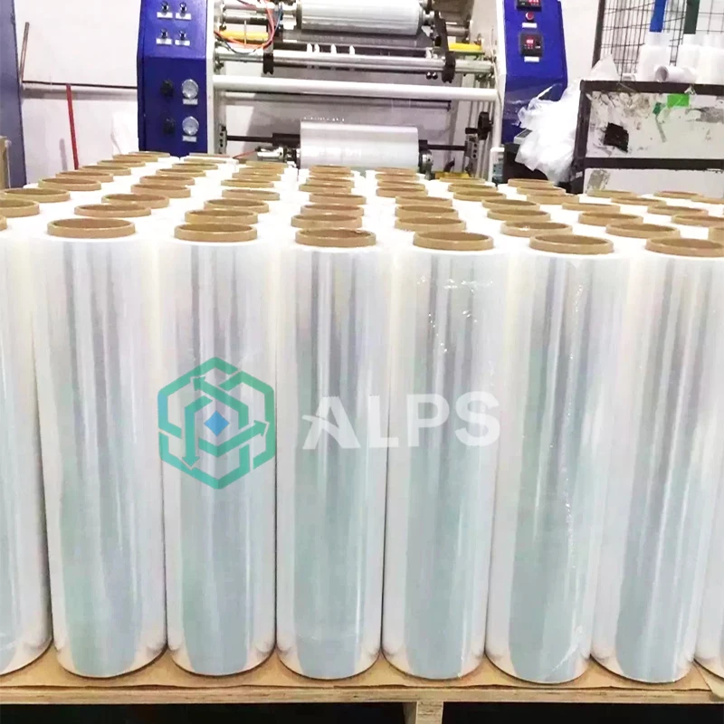 
Alps industry packing pvc lldpe polyethylene stretch film jumbo roll stretch film lldpe 