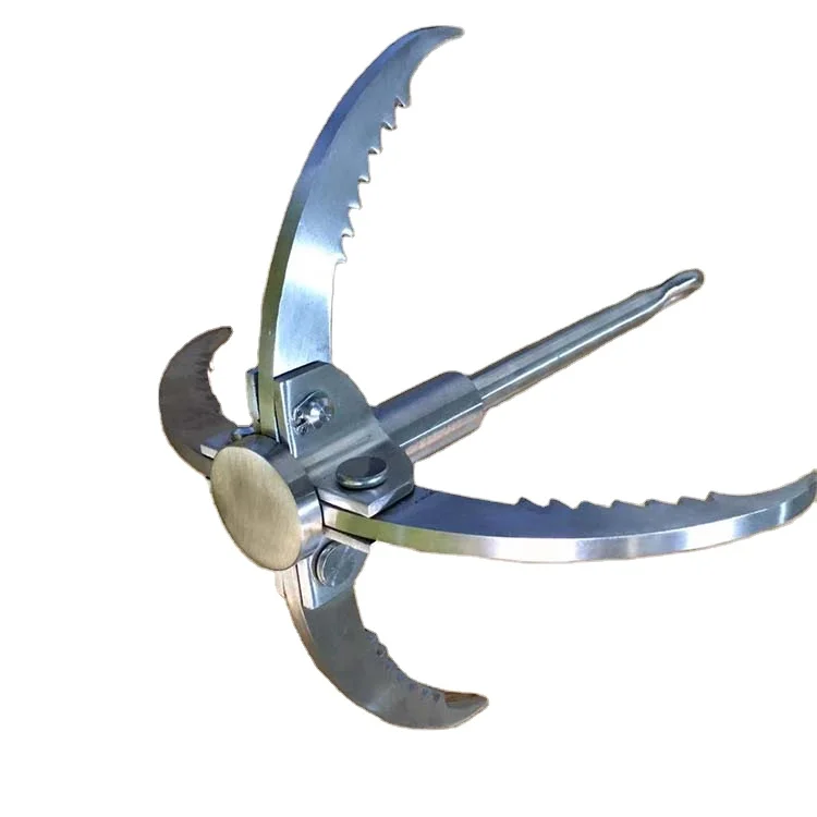 Stainless steel rock climbing hook climbing grappling hook