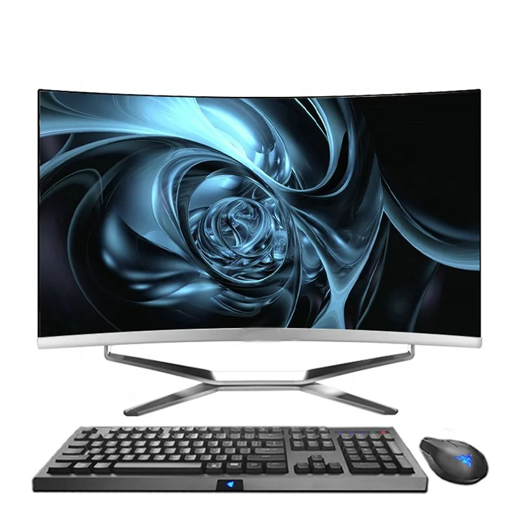 OEM 21.5 Inch All In One PC 4GB+500GB Processors Core i7 Desktop Computer Gaming PC