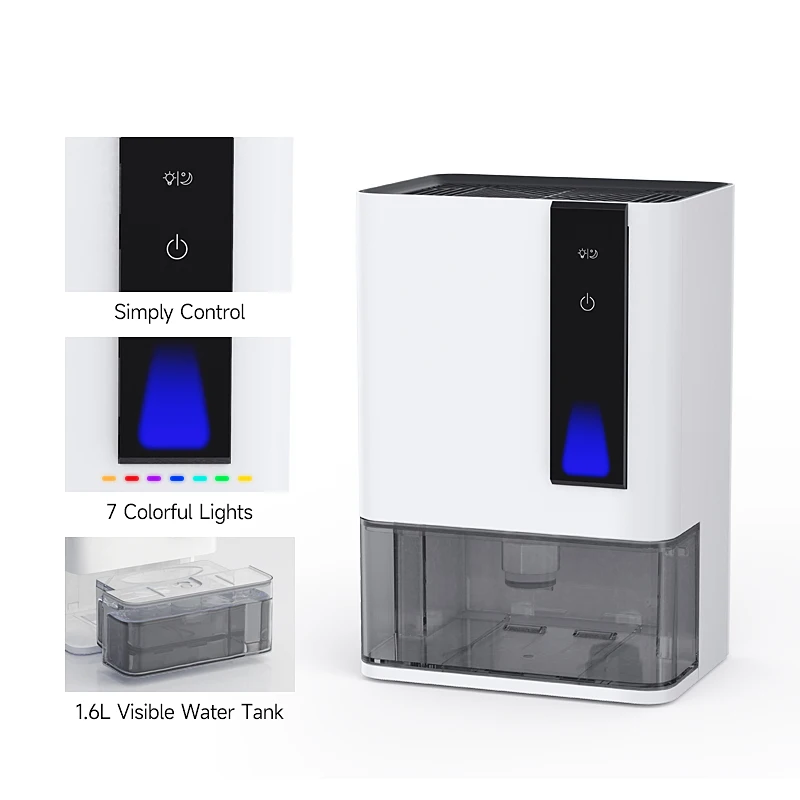 High Quality Dehumidifying Humidity Moisture Removal Indoor Desktop Home Commercial Dehumidifier