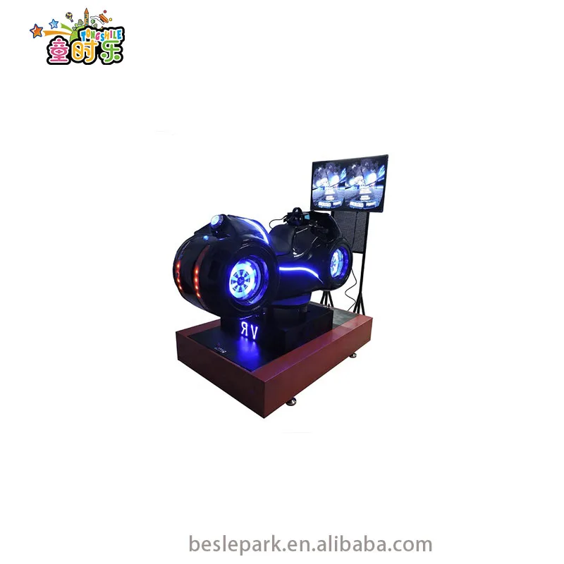 Besirui Arcade game machine virtual reality bike racing simulator game machine moto vr motorcycle