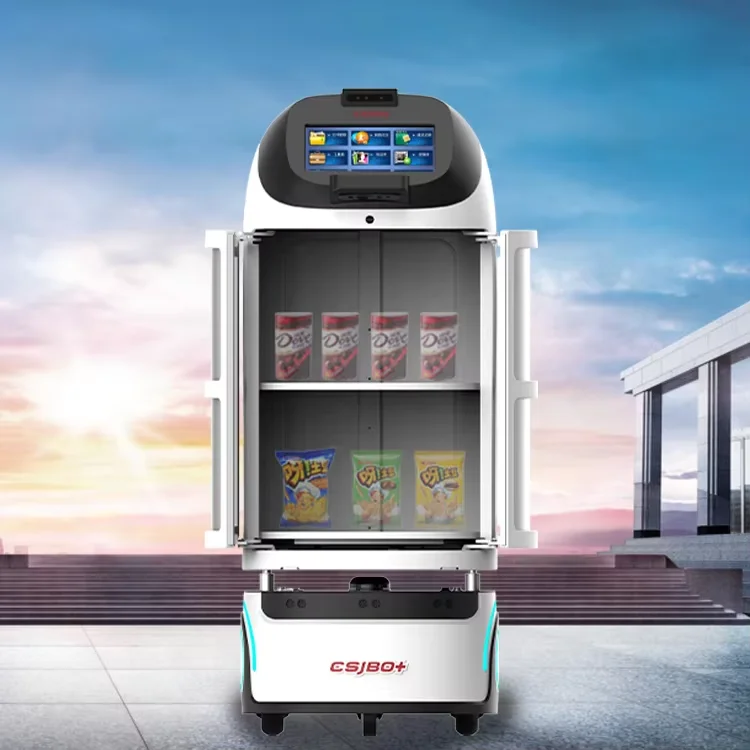 100kg Large Capacity Slam Navigation Automatical Charging Restaurant Hotel Food Delivery Safety Door Open Waiter Robot