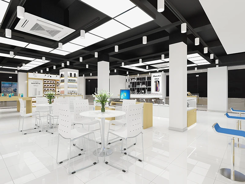 Full of Technology and Fashion phone and electronics chain store interior design free 3D interior design for chain store