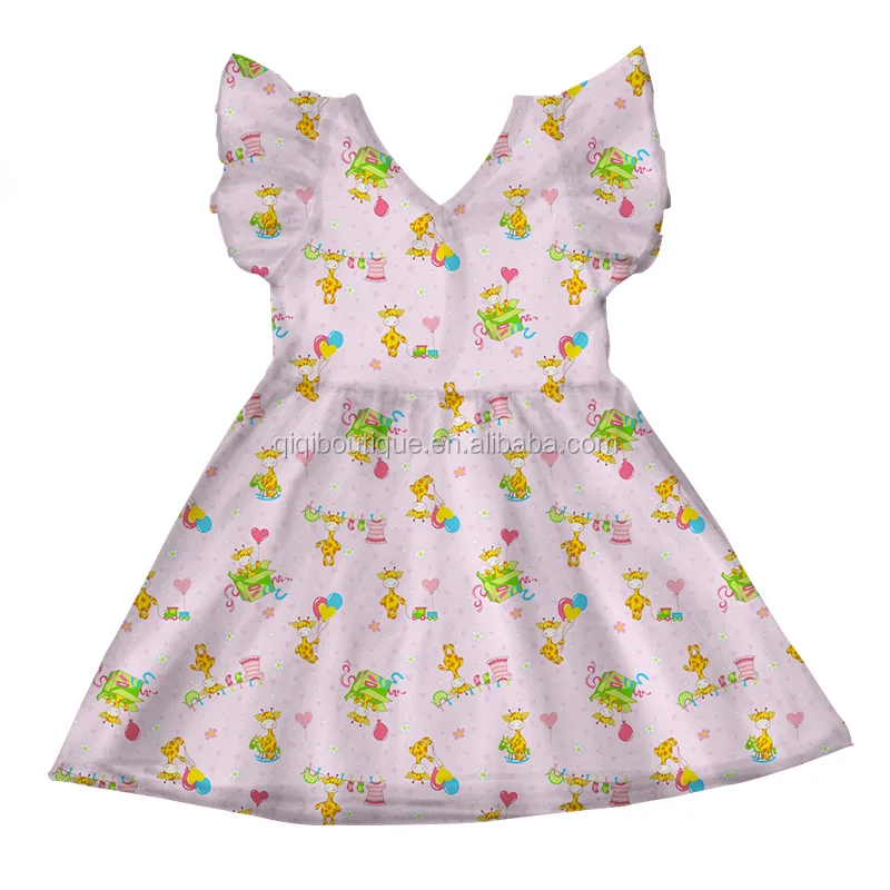 
Wholesale high quality children girl clothing 5 years old boutique kids clothes girl dress 