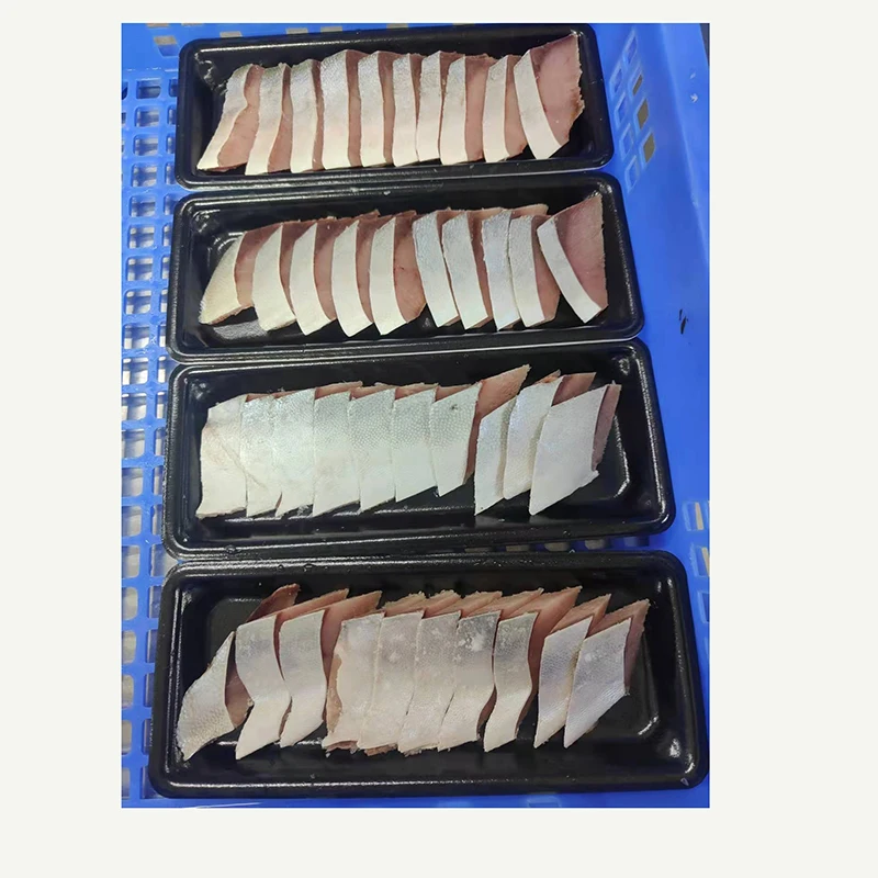 New arrival vacuum package hamachi sushi grade fish meat yellow tail cut for export SAKU available on stock