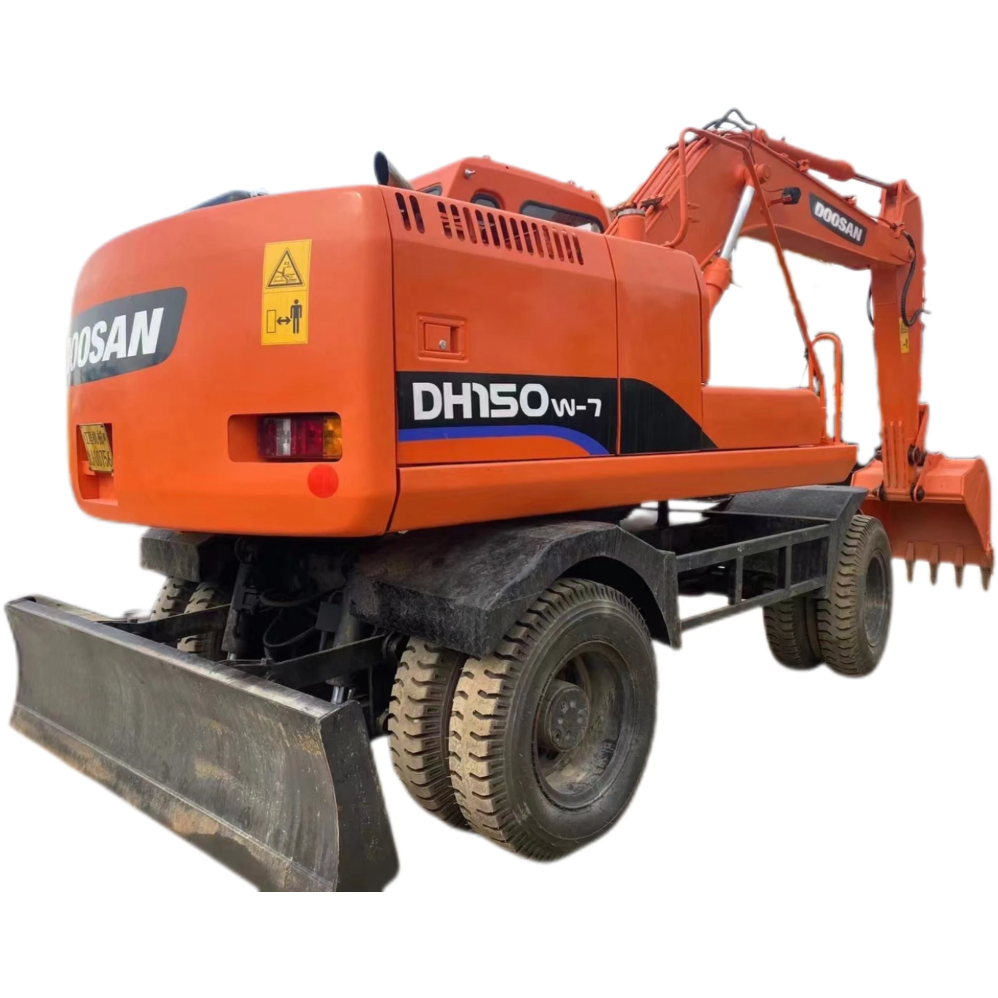 Колесная экскаваторная машина DOOSAN DH150W-7 13000 кг подержанный экскаватор DH150LC-7 DH210W-7 DH70-7 DH225LC-9