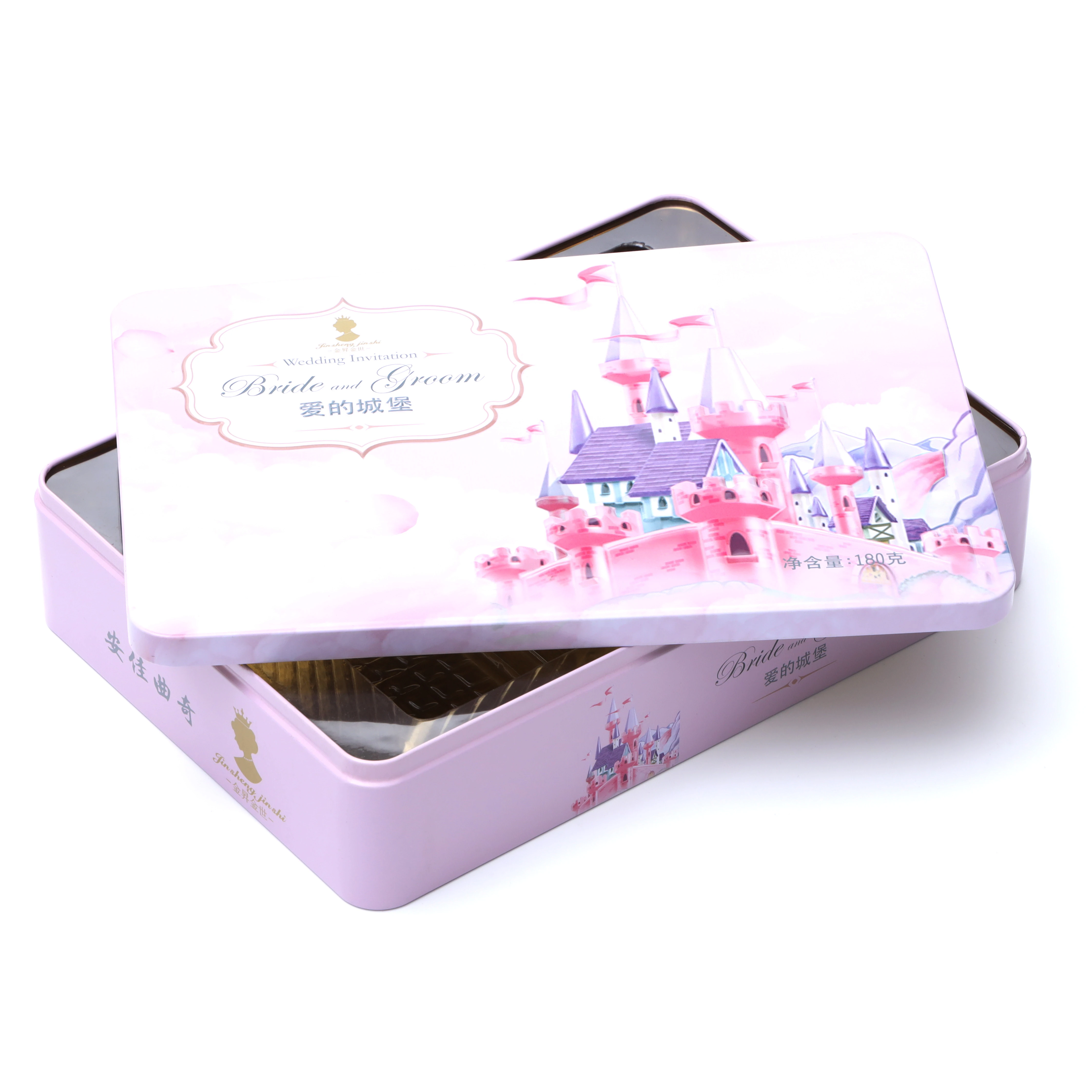 custom tinplate boxes cans creative cookie  tins iron box chocolate gift box